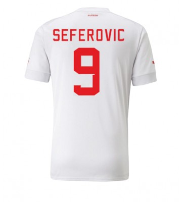 Schweiz Haris Seferovic #9 Udebanetrøje VM 2022 Kort ærmer